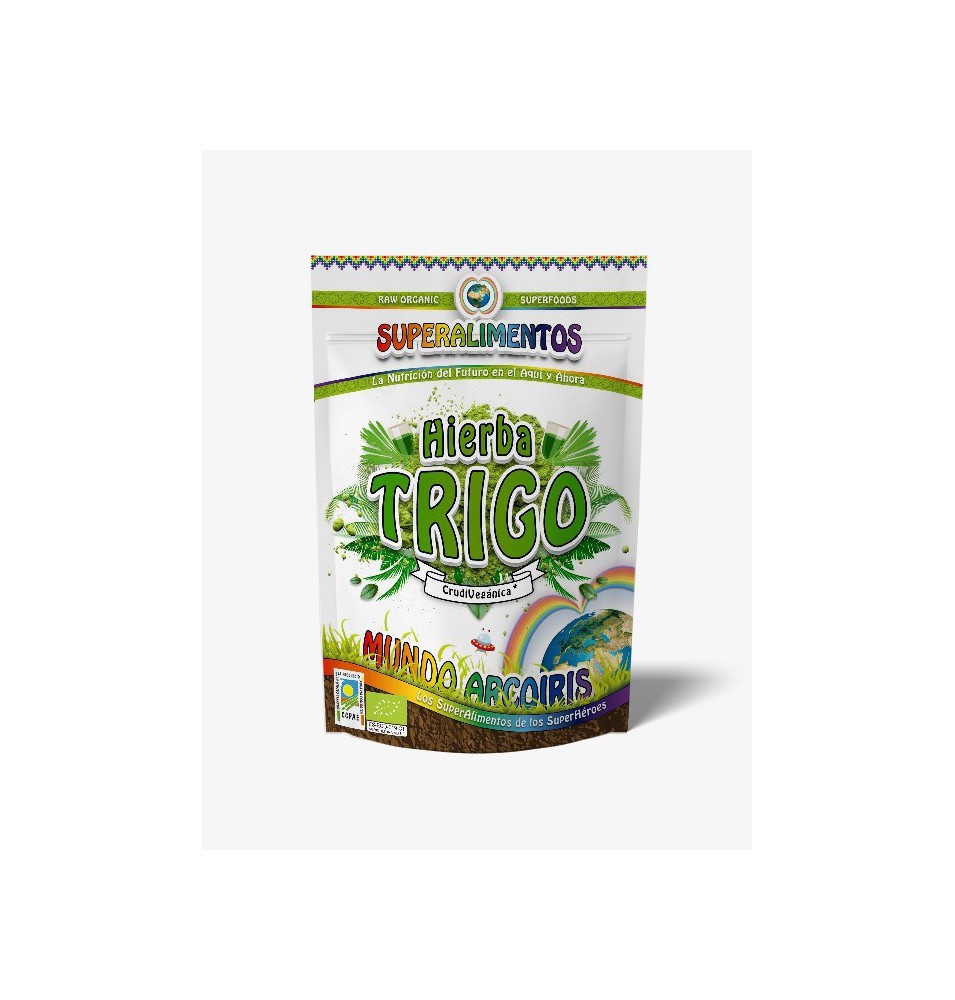 Hierba de trigo Bio, Superalimentos Mundo Arcoiris (250g)  de SuperAlimentos Mundo Arcoiris