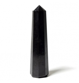 Obelisco de turmalina negra  de