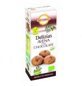Delizias de Avena con Chocolate Bio, Bio-Darma (125g)  de BIO-DARMA