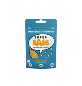 Energy Balls Cacao-Cacahuetes bio-Raw Sin gluten, Superball (48 g)  de SUPERBALL