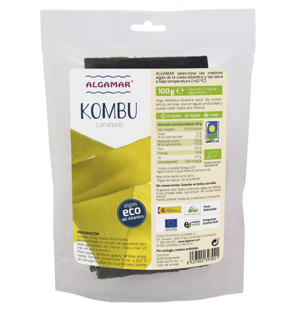Alga Kombu Bio, Algamar (50g)  de Algamar