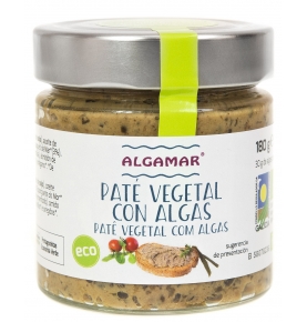 Paté Vegetal de Algas y Tofu Bio, Algamar (180g)  de Algamar