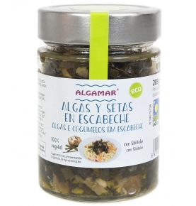 Algas y setas en escabeche Bio, Algamar (265g)  de Algamar
