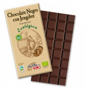 Chocolate Negro jengibre Eco, Sole (100g)  de Chocolates Solé