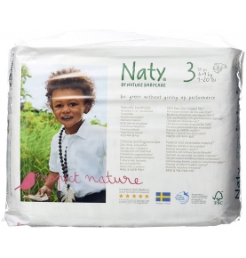 Pañales ECO Naty by Nature Babycare - nº3 (4-9 Kg) 31u  de Naty