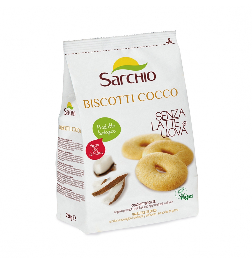 Galletas de coco Bio Sarchio (250g)  de Sarchio