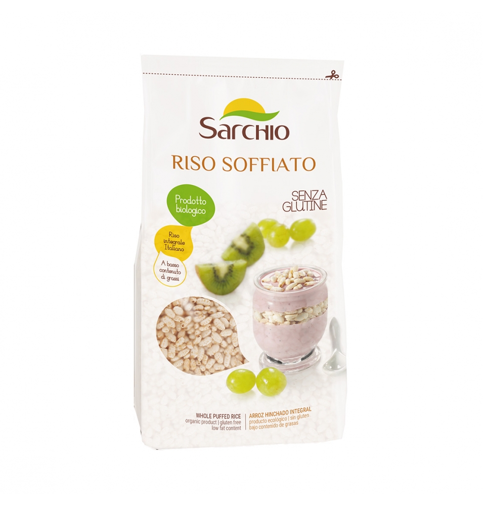 Arroz hinchado integral sin gluten Bio, Sarchio (200g)  de Sarchio