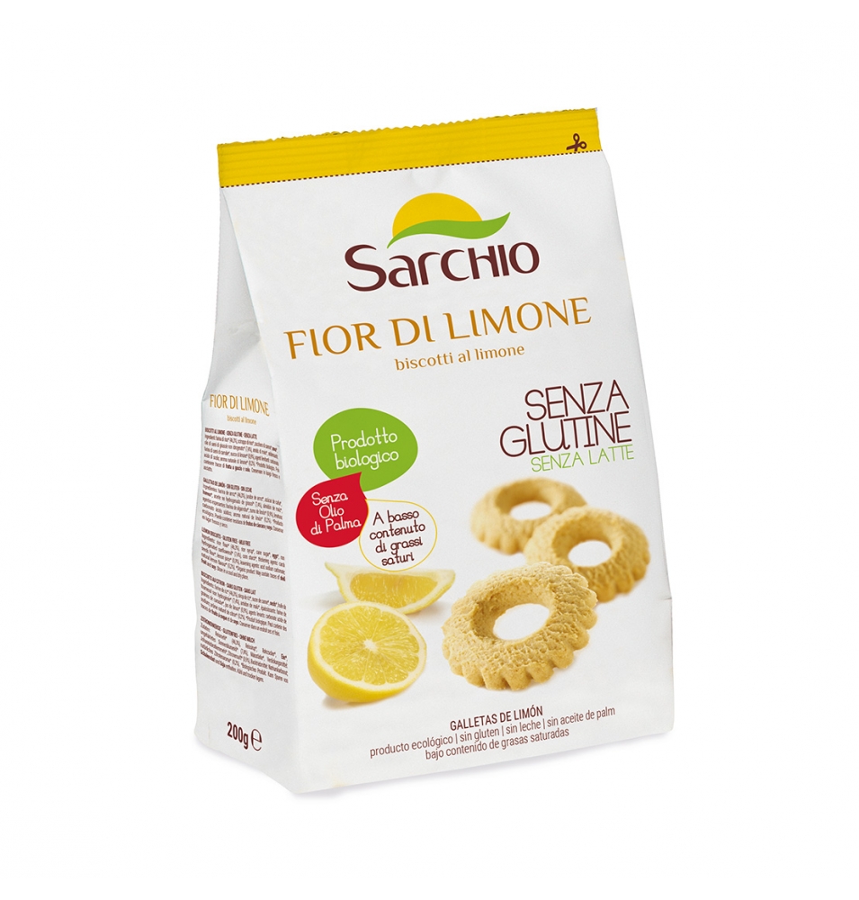 Galletas de limón sin gluten Bio, Sarchio (200g)  de Sarchio