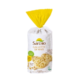 Tortitas de maíz sin gluten Bio, Sarchio (100g)  de Sarchio