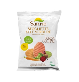 Snack salado con verduras sin gluten Bio, Sarchio (55g)  de Sarchio